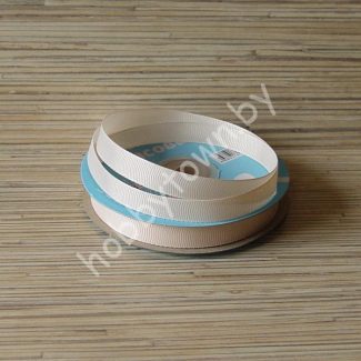 Лента репсовая, ширина 12 мм, (цв. кремовый 815) 1 метр