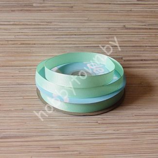 Лента репсовая, ширина 12 мм, (цв. пастельный мятный 530) 1 метр