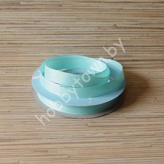 Лента репсовая, ширина 12 мм, (цв. св. мятный 314) 1 метр