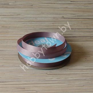 Лента репсовая, ширина 12 мм, (цв.грязно-сиреневый 814) 1 метр