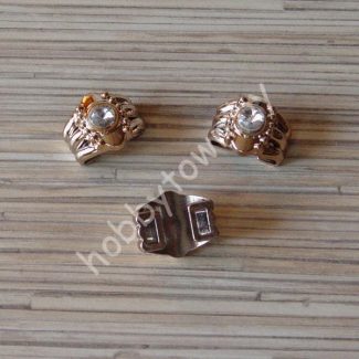 Пряжка декоративная 20x18 мм (цв.золото) 1шт.