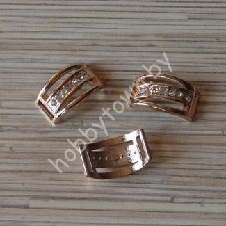 Пряжка декоративная 28x18 мм (цв.золото) 1шт.