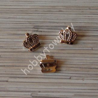 Пряжка декоративная Корона 18x19 мм (цв.золото) 1шт.