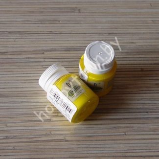 Акриловая краска LUXART Shine (цв. Желтый лимон) 20 мл