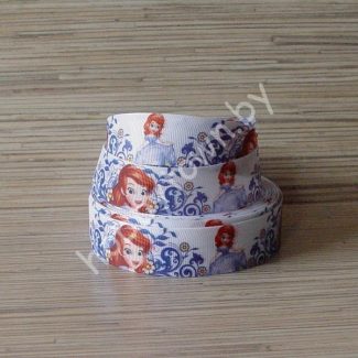 Лента репсовая 25 мм "София Прекрасная" 1м