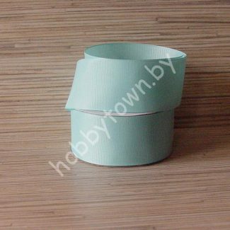 Лента репсовая, ширина 40 мм, (цв. св-аквамарин 218) 1 метр