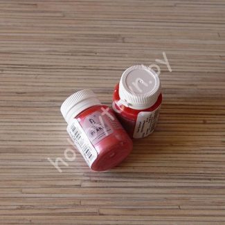 Акриловая краска LuxPearl (цв. Красный перламутровый) 20 мл