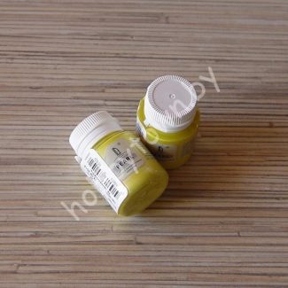 Акриловая краска LuxPearl (цв. Желтый лимон перламутровый) 20 мл