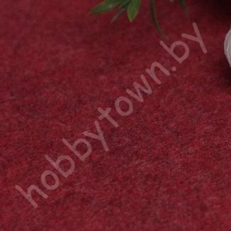 Фетр SHINWON FELT Artifel M12, 1,2 мм, 20x28 см (цв. C-208 красный меланж)