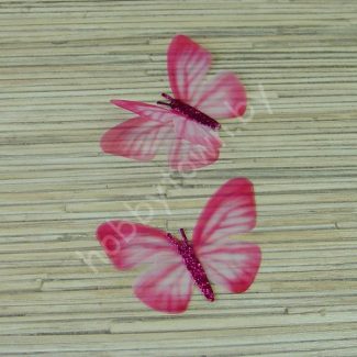 Бабочка шифоновая двухслойная 60 мм (цв. 1) 1шт.