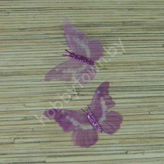 Бабочка шифоновая двухслойная 60 мм (цв. 10) 1шт.