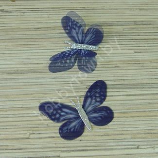 Бабочка шифоновая двухслойная 60 мм (цв. 14) 1шт.