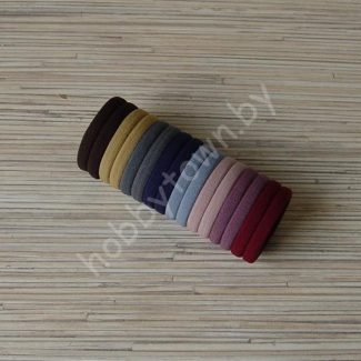 Набор бесшовных резинок для волос 4 см (цв.ассорти-2 ) 16 шт.