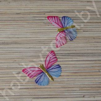 Бабочка шифоновая двухслойная 45 мм (цв. 49) 1шт.