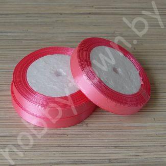 Лента атласная 1,2 см (цв. ярко-розовый 05)