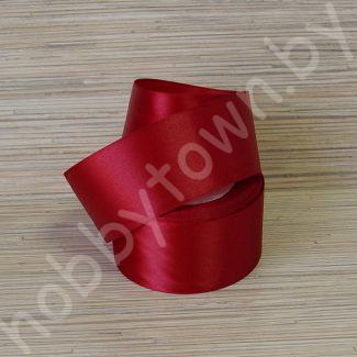 Лента атласная 50 мм (цв. бордовый 033 )