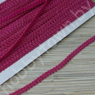 Тесьма плетёная Шанель 8 мм (цв. коралловый) 1 м