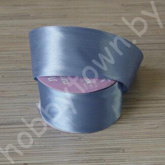 Лента атласная 50 мм (цв. ярко голубой 3103) 1 метр