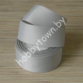 Лента репсовая, ширина 40 мм, (цв. св-серый 200) 1 метр