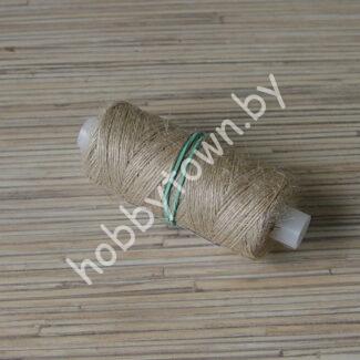 Нить джутовая 0,8 мм (цв.суровый) 100 м.