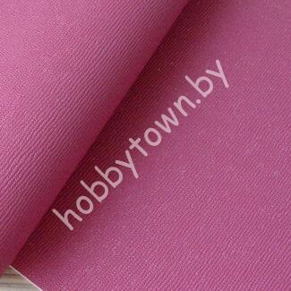 Кожзам текстурный с блёстками (цв. тёмно-розовый)