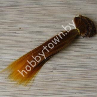 Трессы прямые "Элит" 17 см, ширина 40-45 см (цв. каштановый градиент)