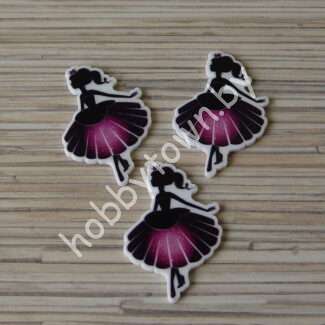 Кабошон-вырубка Принцесса, 30x43 мм 1шт.