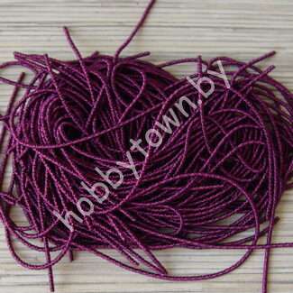 Канитель мягкая, фигурная, матовый 2,0 мм (цв. фиолетовый) 5 гр.