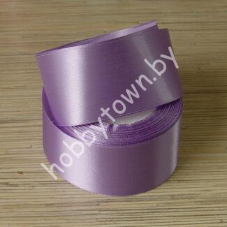 Лента атласная 50 мм (цв. сиреневый 021)