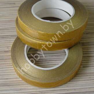 Флористическая тейп лента металлик ( цв. золото )