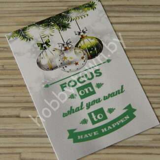 Карточка "Новогодняя-1" 5x7,2 см