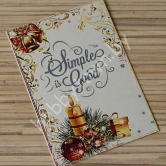 Карточка "Simple good" 5x7,2 см