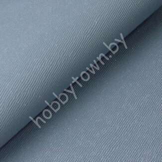 Кожзам текстурный с блёстками (цв. голубой)