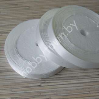 Лента атласная 1,2 см (цв.молочный 042 )