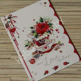 Карточка With love at christmas 5x7,2 см