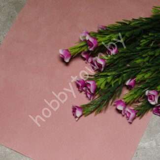 Замша искусственная двухсторонняя  (цв. розовый 10)