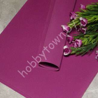 Замша искусственная двухсторонняя (цв. тёмно-сиреневый 46)