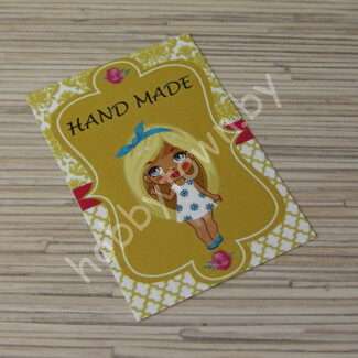 Карточка Hand made, 7x10 см