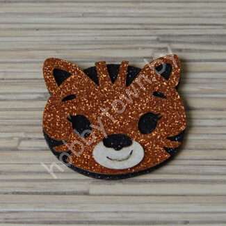 Патч-заготовка Тигрёнок 50 мм (цв. рыжий) 1шт.