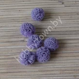 Помпон декоративный 15 мм (цв. фиолетовый) 1 шт.