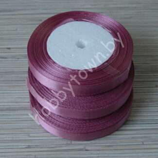 Лента атласная 1,2 см (цв. пыльно-брусничный)
