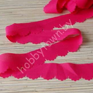 Шифоновая лента 3 см x 1,4 м (цв. фуксия 42)