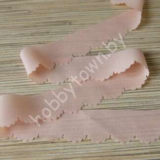 Шифоновая лента 3 см x 1,4 м (цв. св-персиковый 30)