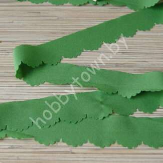 Шифоновая лента 3 см x 1,4 м (цв. травяной 39)