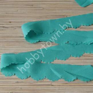 Шифоновая лента 3 см x 1,4 м (цв. тёмно-аквамариновый 49)