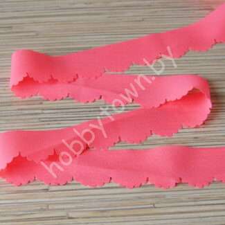 Шифоновая лента 3 см x 1,4 м (цв. ярко-розовый В)