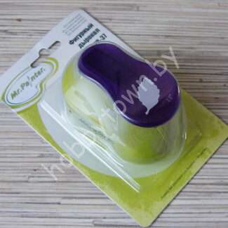 Дырокол фигурный "Mr.Painter" Листик берёзы, 37 мм