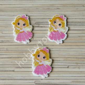 Кабошон-вырубка Девочка , 23x37 мм 1шт.