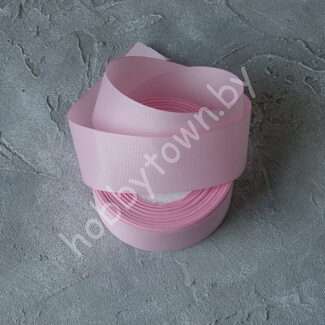 Лента репсовая, ширина 40 мм, (цв.розовый 04) 1 метр