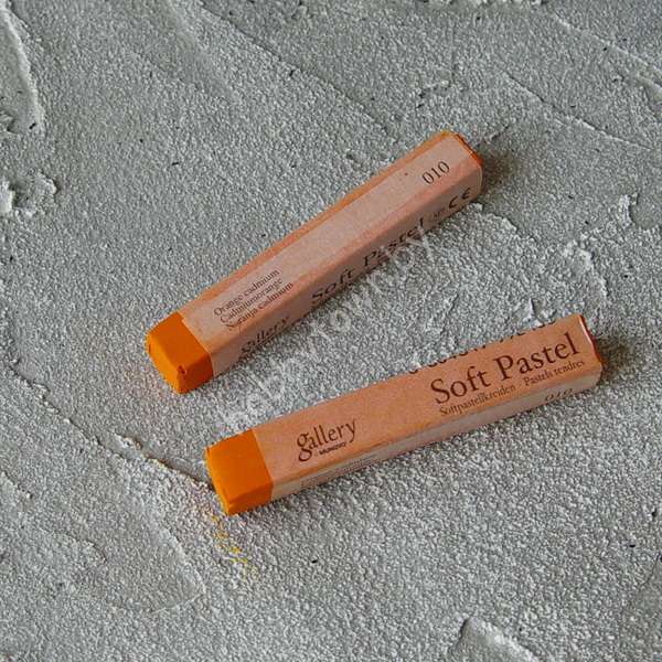 Пастель сухая мягкая профессиональная квадратная Mungyo, цвет 010 оранжевый кадмий 1шт.